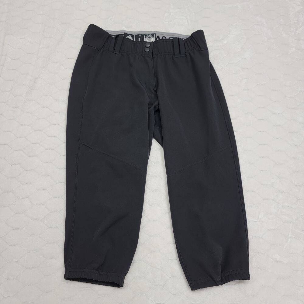 Adidas Fastpitch Womens Small Black Softball Pants Stretch Knicker Cropped S
